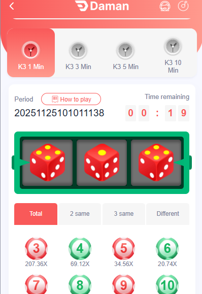 How to Play K3 Game on Daman Games App