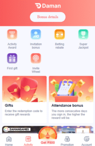 Damangames up referral bonus explained